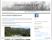 Tablet Screenshot of forestknolls.info